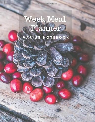 Stock image for Week Meal Planner: Nutrition Journal, Diet Planner, Journal Planner, List Checklist for Convenient Shopping (112 Pages, 8.5 x 11) for sale by Revaluation Books