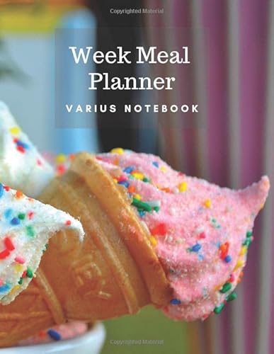 Stock image for Week Meal Planner: Nutrition Journal, Diet Planner, Journal Planner, List Checklist for Convenient Shopping (112 Pages, 8.5 x 11) for sale by Revaluation Books