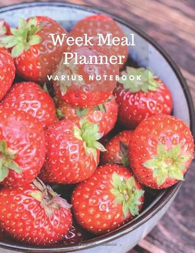 Stock image for Week Meal Planner: Nutrition Journal, Diet Planner, Journal Planner, List Checklist for Convenient Shopping (112 Pages, 8.5 x 11) for sale by Revaluation Books