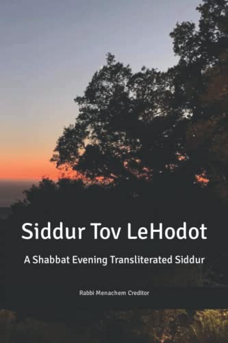 Stock image for Shabbat Evening Transliterated Siddur (Hebrew Edition): Siddur Tov leHodot for sale by GreatBookPrices