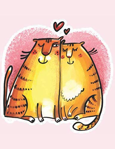 Stock image for Cat Blank Paged Notebook - "Love Cats": Cat Sketchbook & Journal (Cat Journals) for sale by Revaluation Books