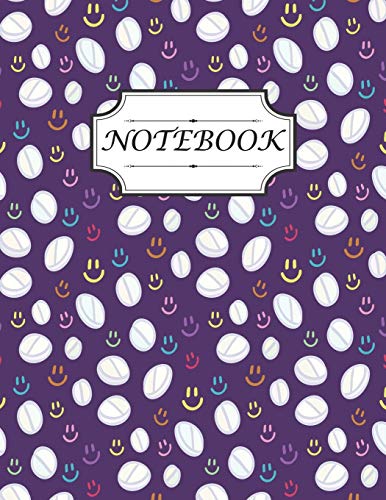 Stock image for Notebook: With adorable pills seamless pattern medical background perfect for taking note & journal and gift idea for pharmacy technician, women, . college (size 8.5x11 inches college ruled) for sale by Revaluation Books