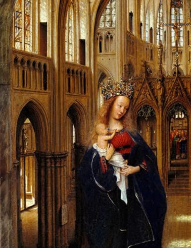 Stock image for Van Eyck LARGE Notebook #2: The Madonna in the Church Jan Van Eyck Notebook College Ruled to Write in 8.5x11" LARGE 100 Lined Pages - Cool Artist Gifts for sale by Revaluation Books