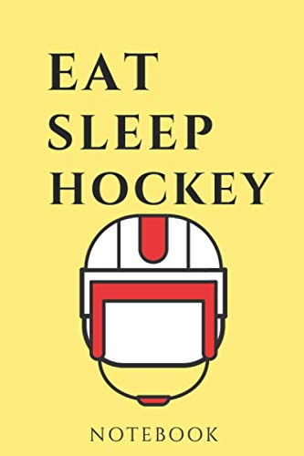 Stock image for girl hockey notebook:Eat Sleep hockey Journal for hockey lovers: eat sleep hockey notebook for girls with helmet 110 Pages ( 6 x 9 inches ) for sale by Revaluation Books