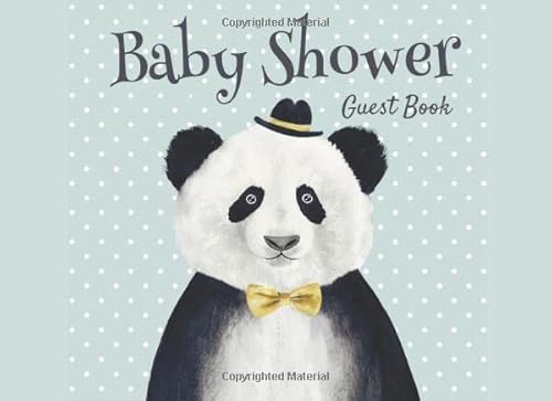 Imagen de archivo de Baby Shower Guest book: Cute panda bear illustration Guestbook, advise for parents, sign-in book baby, family memories, welcome baby, a la venta por Revaluation Books
