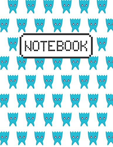 Imagen de archivo de Notebook: With Video Game Pixelate Creatures Pattern Perfect For Note Taking And Gift Idea For Women/Men/ Teens/ Kids/ Boys/Students/Girls/ School/ . (Size 8.5X11 Inches College Ruled 120 Page) a la venta por Ergodebooks