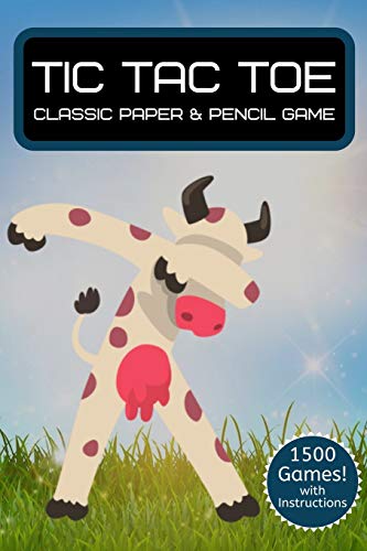Stock image for Tic Tac Toe: Classic Game Activity Book Dabbing Cow Edition- For Kids and Adults - Novelty Themed Gifts - Travel Size for sale by THE SAINT BOOKSTORE