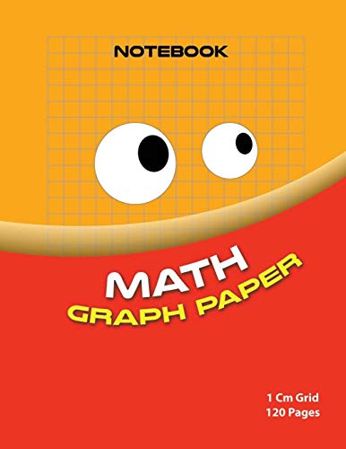 9781679160141: Math graph paper ( red edition ): 1cm size graph paper grid ( Color : Red 120 pages )