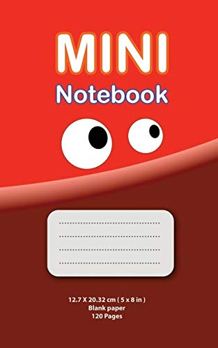 Imagen de archivo de Mini Notebook for Kids (blank paper , red edition ): 5 x 8 inches, 120 pages, blank paper - ( red edition ) a la venta por Revaluation Books