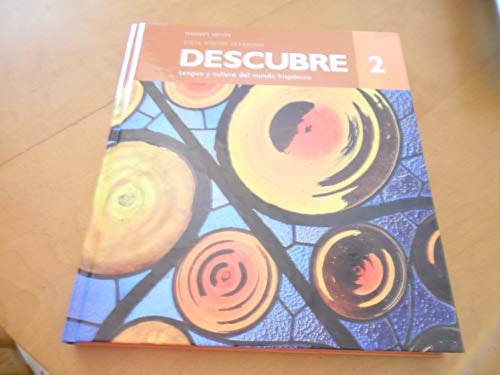 Imagen de archivo de Descubre 2 Lengua y Cultura Del Mundo Hispanico Teacher's Edition, 9781680043273, Copyright 2017 a la venta por Buyback Express
