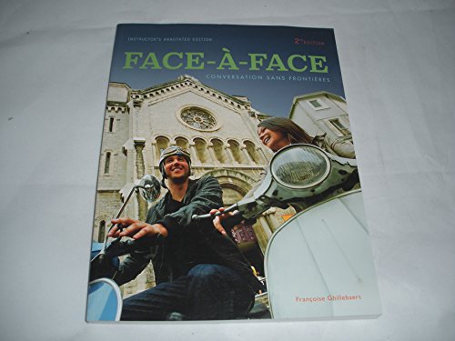 Imagen de archivo de Face-a-Face 2nd Edition Instructor's Annotated Edition a la venta por HPB-Ruby