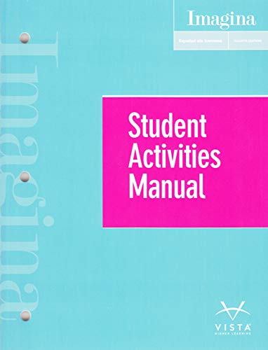 Stock image for Imagina 4e Student Activities Manual for sale by BooksRun