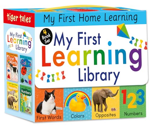 9781680106428: My First Learning Library 4-Book Boxed Set: Includes First Words, Colors, Opposites, and Numbers (My First Home Learning)