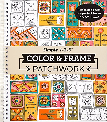 Color & Frame - Patchwork (Adult Coloring Book) [Book]