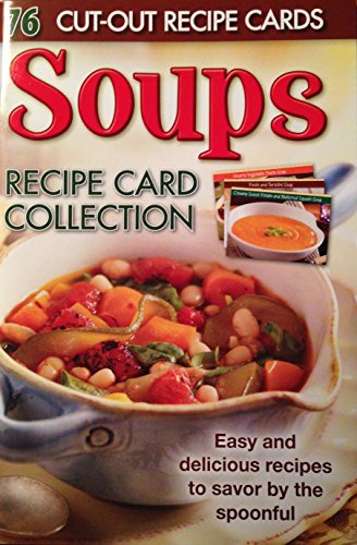 Imagen de archivo de Soups Recipe Card Collection: 76 Cut-Out Recipe Cards a la venta por Gulf Coast Books