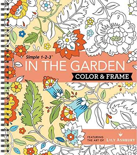 Large Print Easy Color & Frame - Nature (Stress Free Coloring Book) [Book]