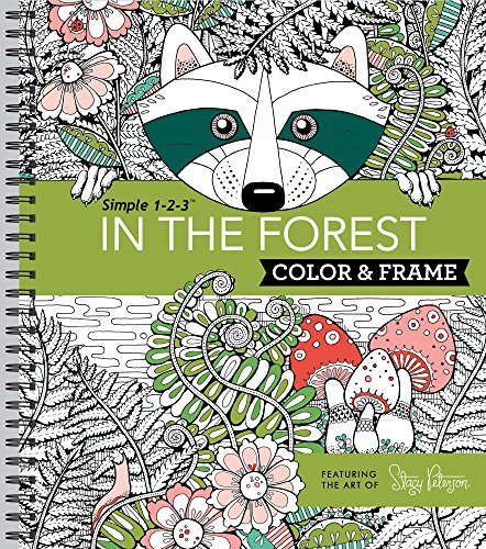 Stock image for Color & Frame - In the Forest (Adult Coloring Book) for sale by Goodwill of Colorado