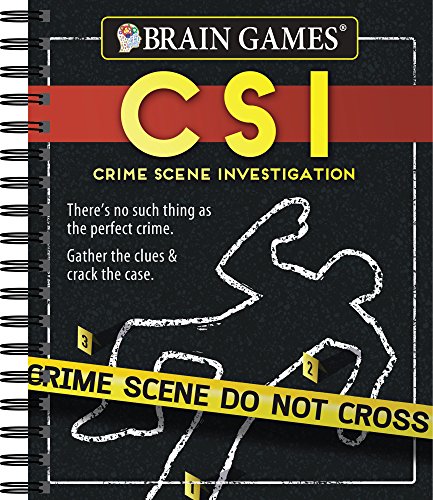 Stock image for Brain Games - Crime Scene Investigation (CSI) Puzzles for sale by SecondSale