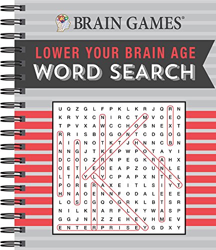 Beispielbild fr Brain Games - Lower Your Brain Age - Word Search zum Verkauf von Wonder Book