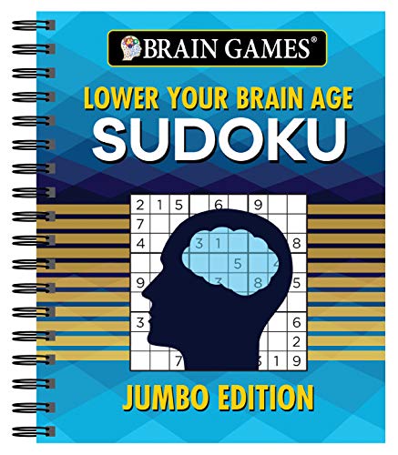 Beispielbild fr Brain Games - Lower Your Brain Age Sudoku: Jumbo Edition zum Verkauf von Wonder Book