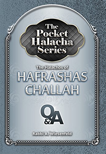 Imagen de archivo de Pocket Halacha: Hafrashas Challah a la venta por Bookmonger.Ltd