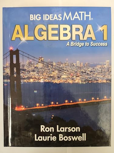Stock image for Big Ideas Math A Bridge To Success Algebra 1: Student Edition 2015 for sale by ThriftBooks-Dallas