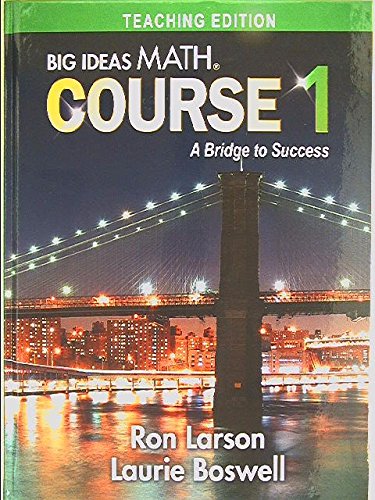 Beispielbild fr Big Ideas Math, Course 1: A Bridge to Success, Teaching Edition, 9781680331219, 2014 zum Verkauf von Nationwide_Text