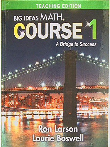 Stock image for Big Ideas Math, Course 1: A Bridge to Success, Teaching Edition, 9781680331219, 2014 for sale by HPB-Red