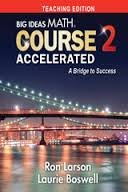 Beispielbild fr BIG IDEAS MATH Course 2 Accelerated - Teaching Edition zum Verkauf von Allied Book Company Inc.