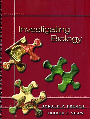 Stock image for Investigating Biology for sale by HPB-Red