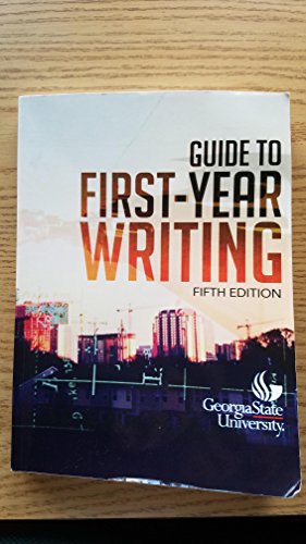 Beispielbild fr Guide to First-Year Writing zum Verkauf von SecondSale