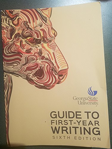 Beispielbild fr Guide To First-Year Writing zum Verkauf von HPB-Diamond