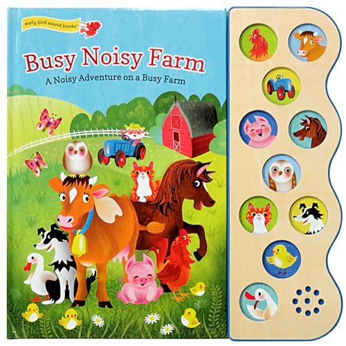 Stock image for Busy Noisy Farm: Interactive Children's Sound Book (10 Button Sound) (Interactive 10-Button Early Bird Sound Book) for sale by SecondSale