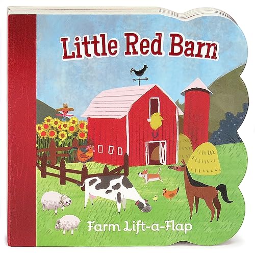 9781680520552: Little Red Barn - A First Lift-a-Flap Farm Board Book for Babies and Toddlers (Babies Love)