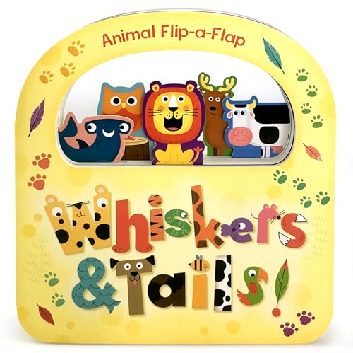 9781680521610: Whiskers & Tails: Flip-a-Flap Board Book (Animal Flip-a-Flap)
