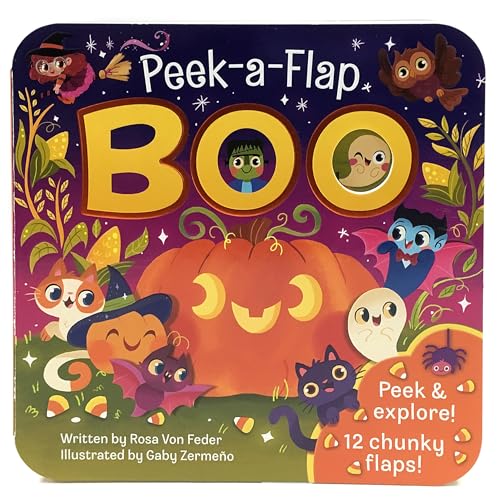 9781680521894: Boo Halloween Lift-a-Flap Board Book Ages 0-4 (Peek-A-Flap)