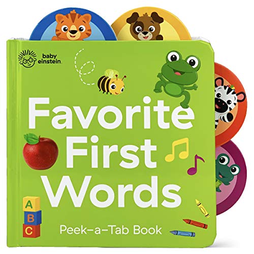 9781680522440: Baby Einstein: Favorite First Words (Lift-a-Tab Board Book)