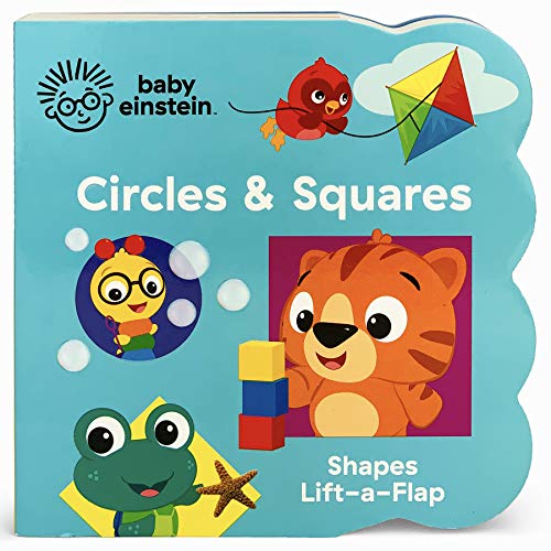 Stock image for Baby Einstein Circles and Squares Lift a Flap Board Book (Chunky Lift-a-Flap) for sale by Orion Tech