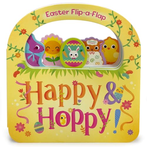 Imagen de archivo de Happy & Hoppy - Children's Flip-a-Flap Activity Board Book for Easter Baskets and Springtime Fun, Ages 1-5 a la venta por Gulf Coast Books