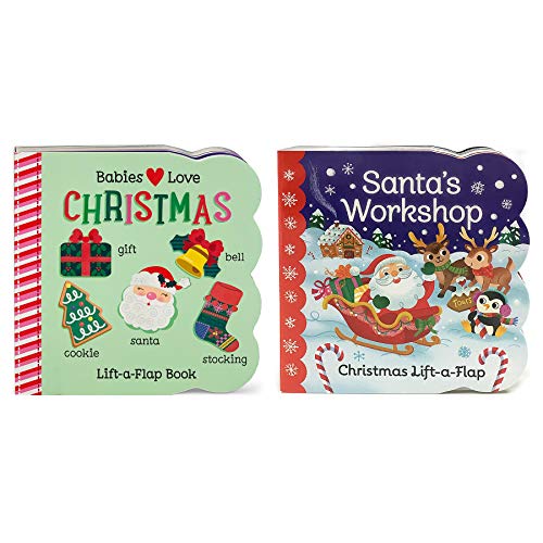 Stock image for 2 Pack Christmas Lift-a-Flap Board Books (Chunky Lift a Flap) for sale by GF Books, Inc.