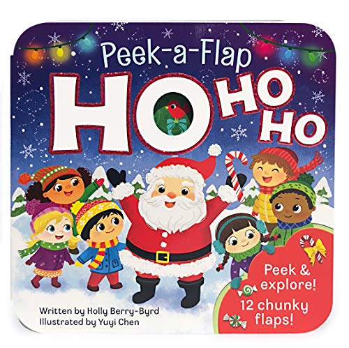 Beispielbild fr Ho Ho Ho! Christmas Lift-a-Flap Board Book for Kids Ages 0-4 (Peek a Flap) (A Peek a Flap Book) zum Verkauf von Wonder Book