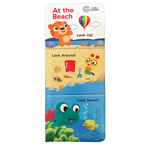 Beispielbild fr Baby Einstein at the Beach: Look Up, Look Around, Look Down (3 in 1 Tall Padded Board Book) zum Verkauf von Orion Tech