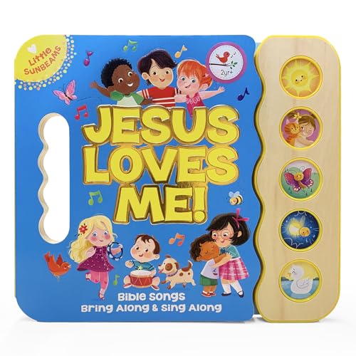 Stock image for Jesus Loves Me 5-Button Songbook - Perfect Gift for Easter Baskets, Christmas, Birthdays, Baptisms, and More (Little Sunbeams) for sale by Orion Tech