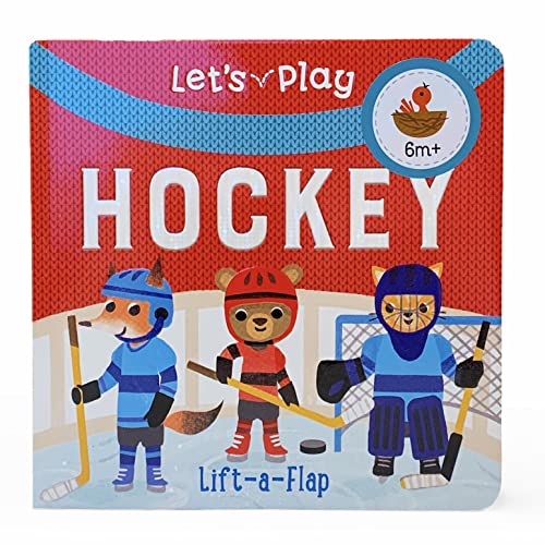 Stock image for Let's Play Hockey! A Lift-a-Flap Board Book for Babies and Toddlers, Ages 1-4 for sale by Dream Books Co.