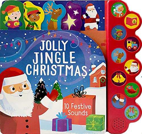 Beispielbild fr Jolly Jingle 10-Button Children's Christmas Sound Book (Interactive Children's Sound Book with 10 Festive Christmas Sounds) zum Verkauf von ZBK Books