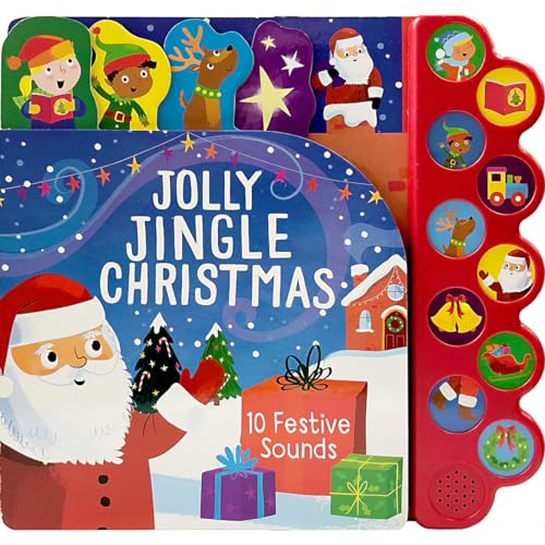 Stock image for Jolly Jingle 10-Button Children's Christmas Sound Book (Interactive Children's Sound Book with 10 Festive Christmas Sounds) for sale by ZBK Books