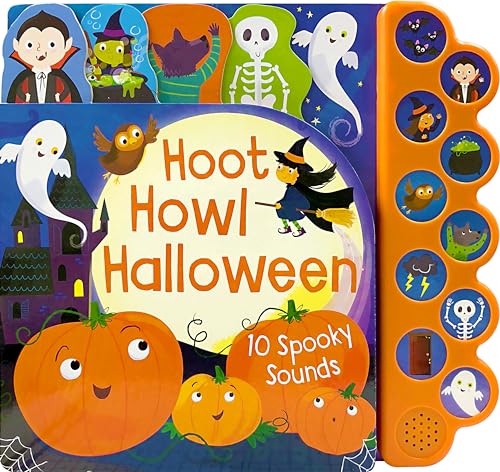 Beispielbild fr Hoot Howl Halloween 10-Button Sound Book for Little Trick-Or-Treaters (Interactive Children's Sound Book with 10 Spooky Sounds) zum Verkauf von Reliant Bookstore