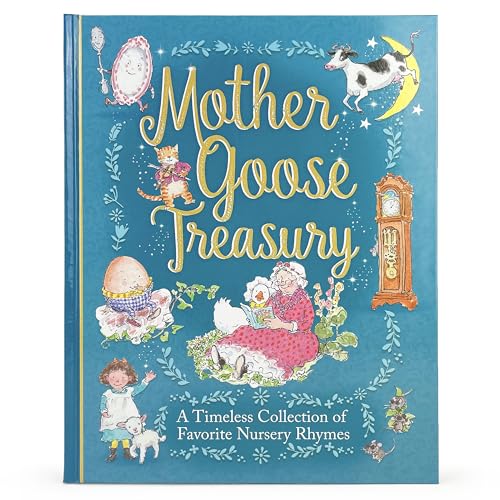 Stock image for Mother Goose Treasury: A Beautiful Collection of Favorite Nursery Rhymes for Children (Hardcover Storybook Treasury) for sale by Zoom Books Company