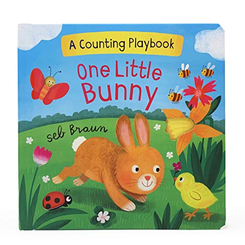 

One LIttle Bunny: A Counting Playbook - Children's Board Book Gifts for Easter Baskets and Springtime Fun, Ages 1-5