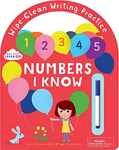 Stock image for Numbers I Know (Start Little, Learn Big) (Start Little, Learn Big Wipe-clean Writing Practice Board Book) for sale by GF Books, Inc.
